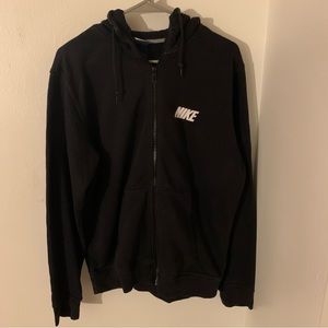 Nike Black Zip Up Hoodie